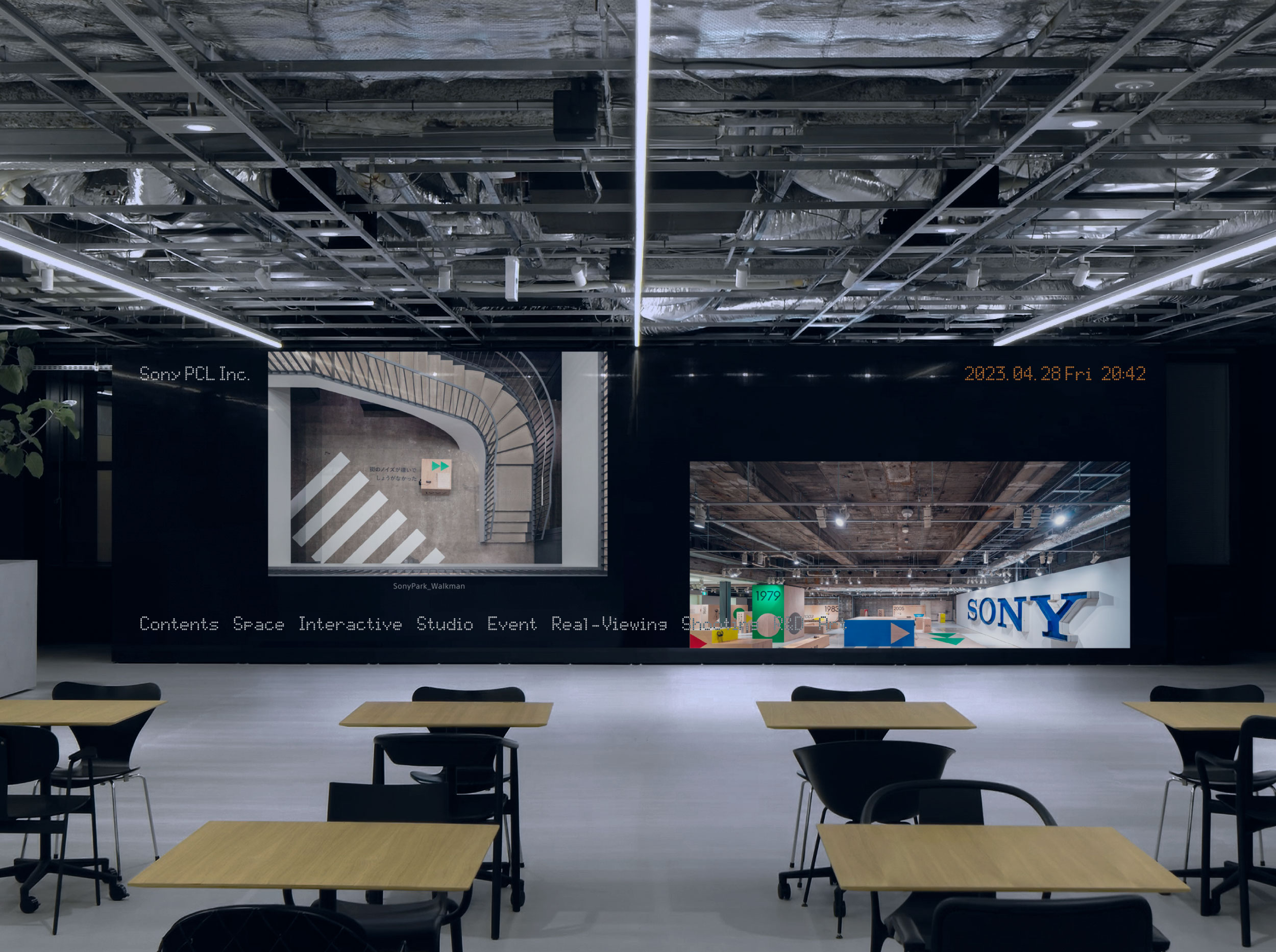 ソニーPCL 本社 サイン計画