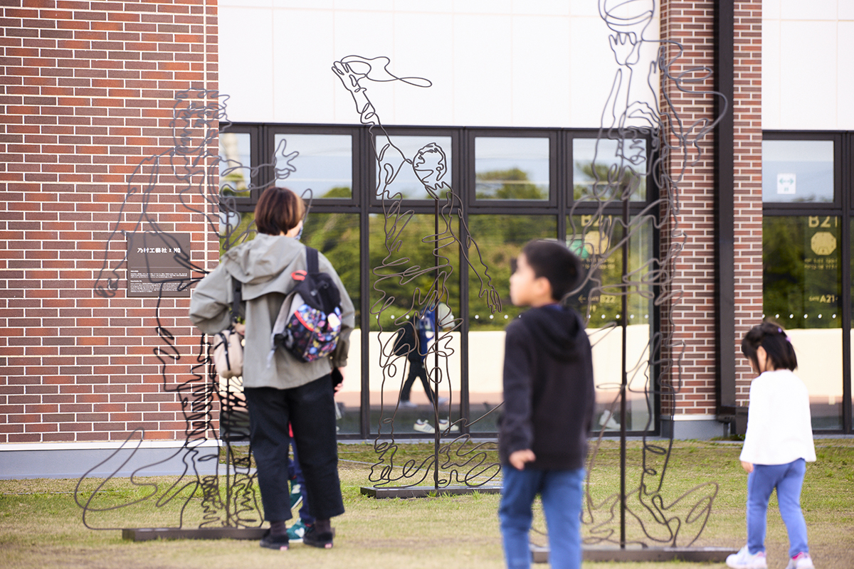 B.LEAGUE ALL-STAR GAME WEEKEND 2024 IN OKINAWA LINEART MONUMENT