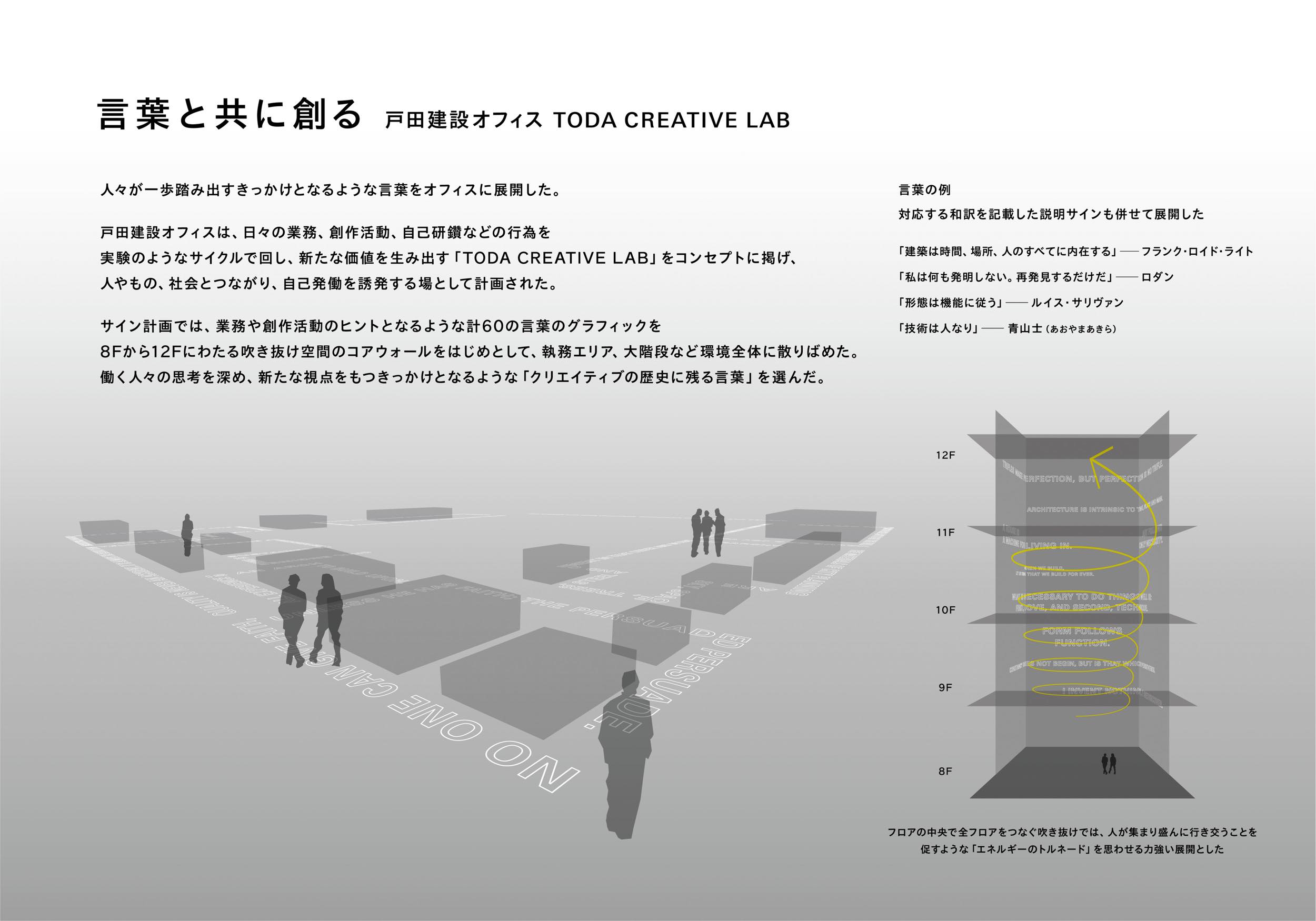 戸田建設オフィス TODA CREATIVE LAB